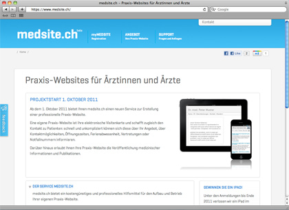 Praxis-Websites fuer Aerztinnen und Aerzte